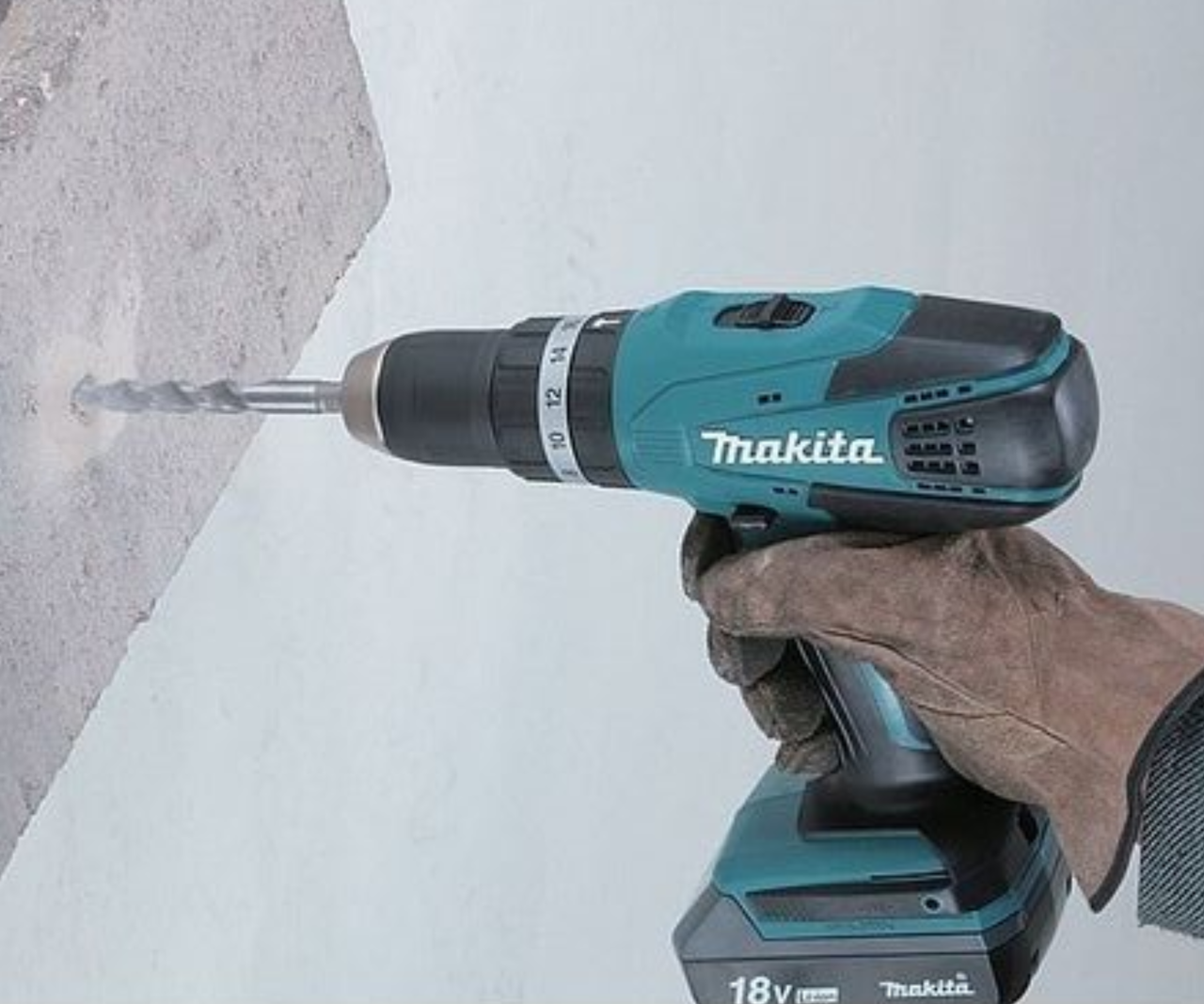 drill being used on surface