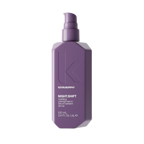 Kevin.murphy Night.shift - Lightweight Overnight Hair Serum - Supports Hydration &amp;amp; Softness - Hair Treatment Includes Hyaluronic Acid &amp;amp; Australian Kakadu Plum - 100 Ml / 3.4 Fl Oz