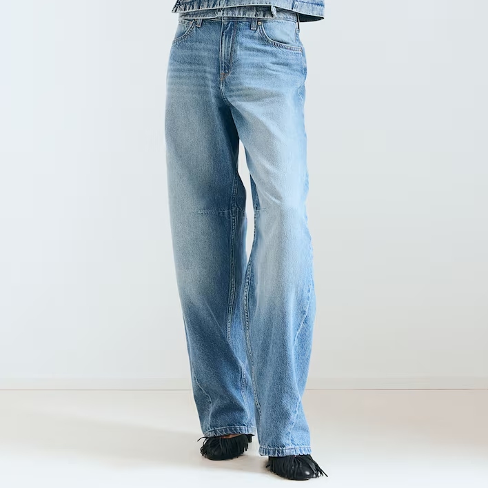 H&M Regular Barrel Leg Jeans