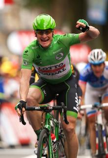 André Greipel (Lotto Soudal) wins stage 5 at the Tour de France