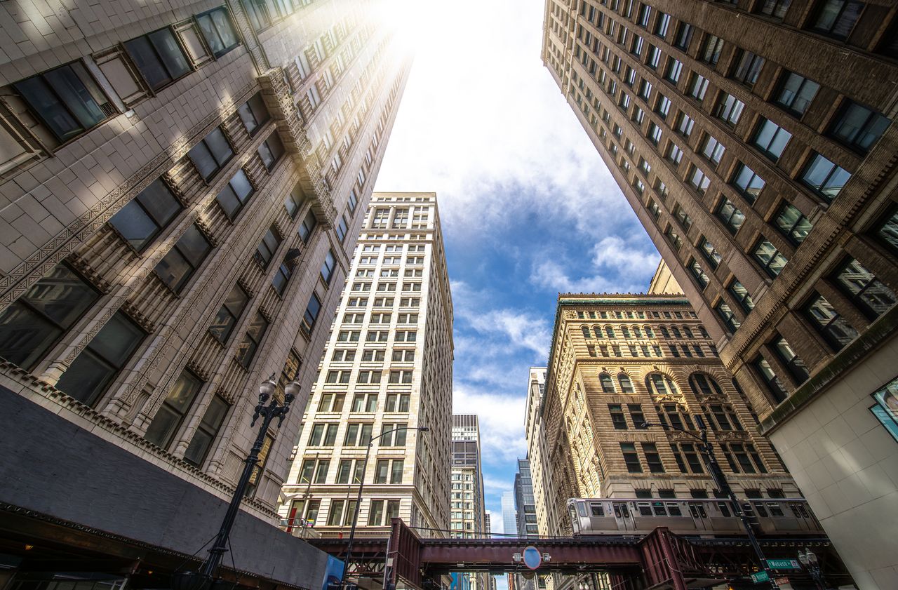 Buildings in Chicago.