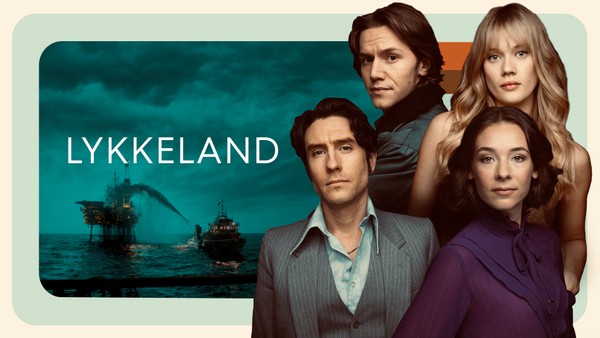 Reklamebilde for serien Lykkeland på NRK.
