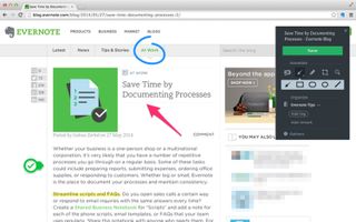 Evernote Web Clipper