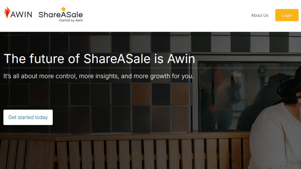 ShareASale website screenshot (July 2025).