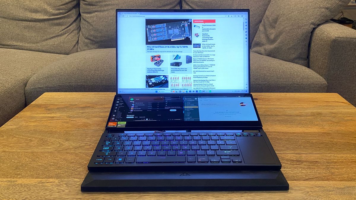 Asus ROG Zephyrus Duo 16 Review: Dragon Range Meets RTX 4090 | Tom's ...