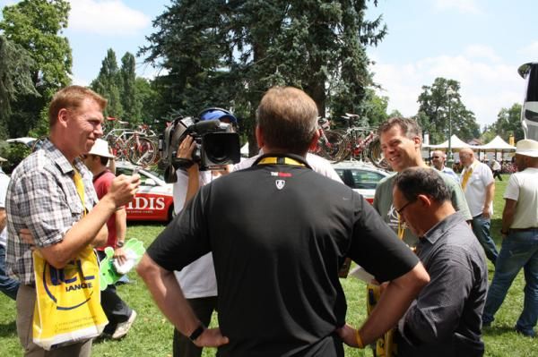 Johan Bruyneel meets the media