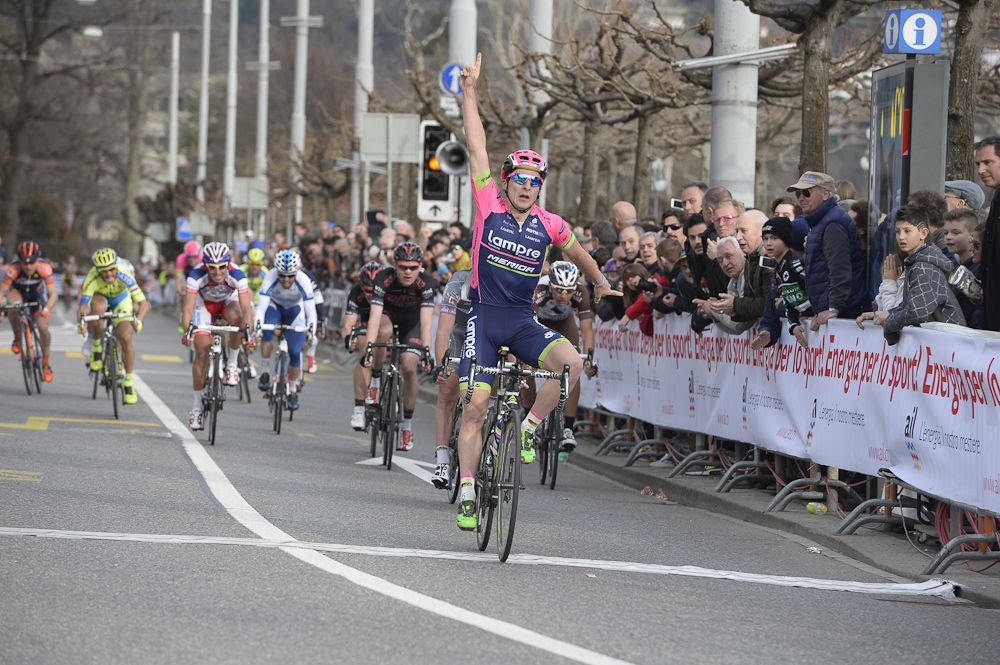 Niccolo Bonifazio (Lampre-Merida) wins GP Lugano.