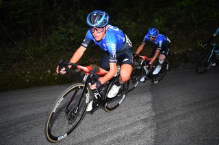 SAN DANIELE DEL FRIULI ITALY OCTOBER 20 Domenico Pozzovivo of Italy and NTT Pro Cycling Team during the 103rd Giro dItalia 2020 Stage 16 a 229km stage from Udine to San Daniele Del Friuli 249m girodiitalia Giro on October 20 2020 in San Daniele Del Friuli Italy Photo by Tim de WaeleGetty Images