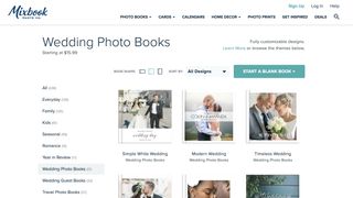 Mixbook also does a great range of photo books and gifts.