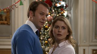 Amber and Richard in A Christmas Prince: The Royal Wedding