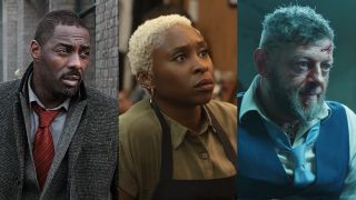 Idris Elba on Luther; Cynthia Erivo in Widows; Andy Serkis in Black Panther