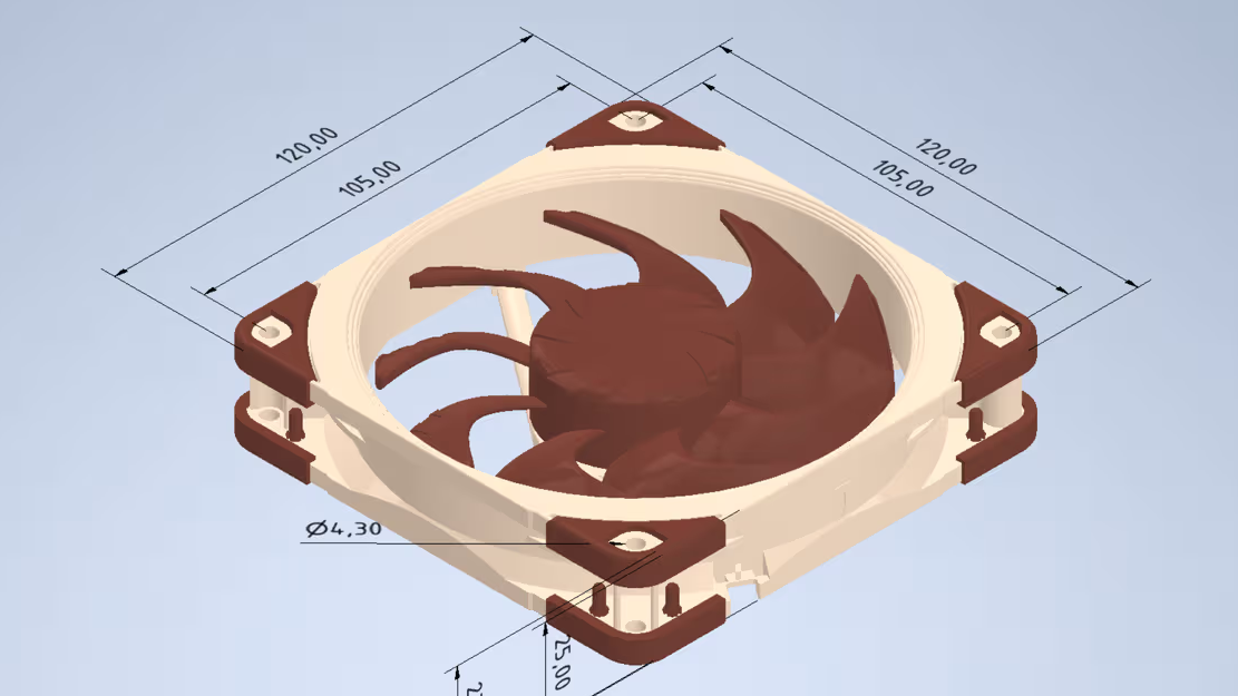 Noctua fan CAD