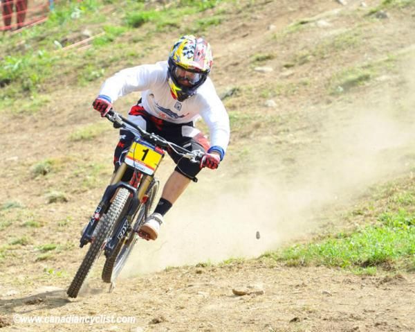 Aaron Gwin (Trek World Racing) claimed an historic 5th World Cup in a season win