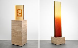 Two of sabine marcelis fountains for design miami