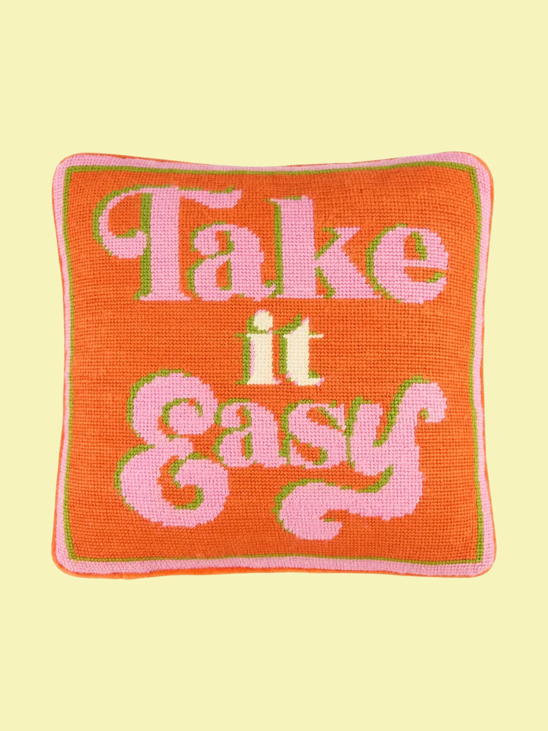 Jonathan Adler UK, Take It Easy Needlepoint Cushion