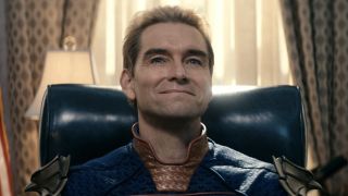 Homelander smiling in the Oval Office in the series finale.