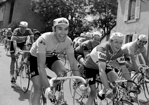 All smiles for Merckx at the 1971 Tour.