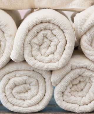 Rolled towels