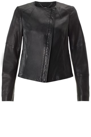 Whistles Nanette Clean Leather Jacket, £325