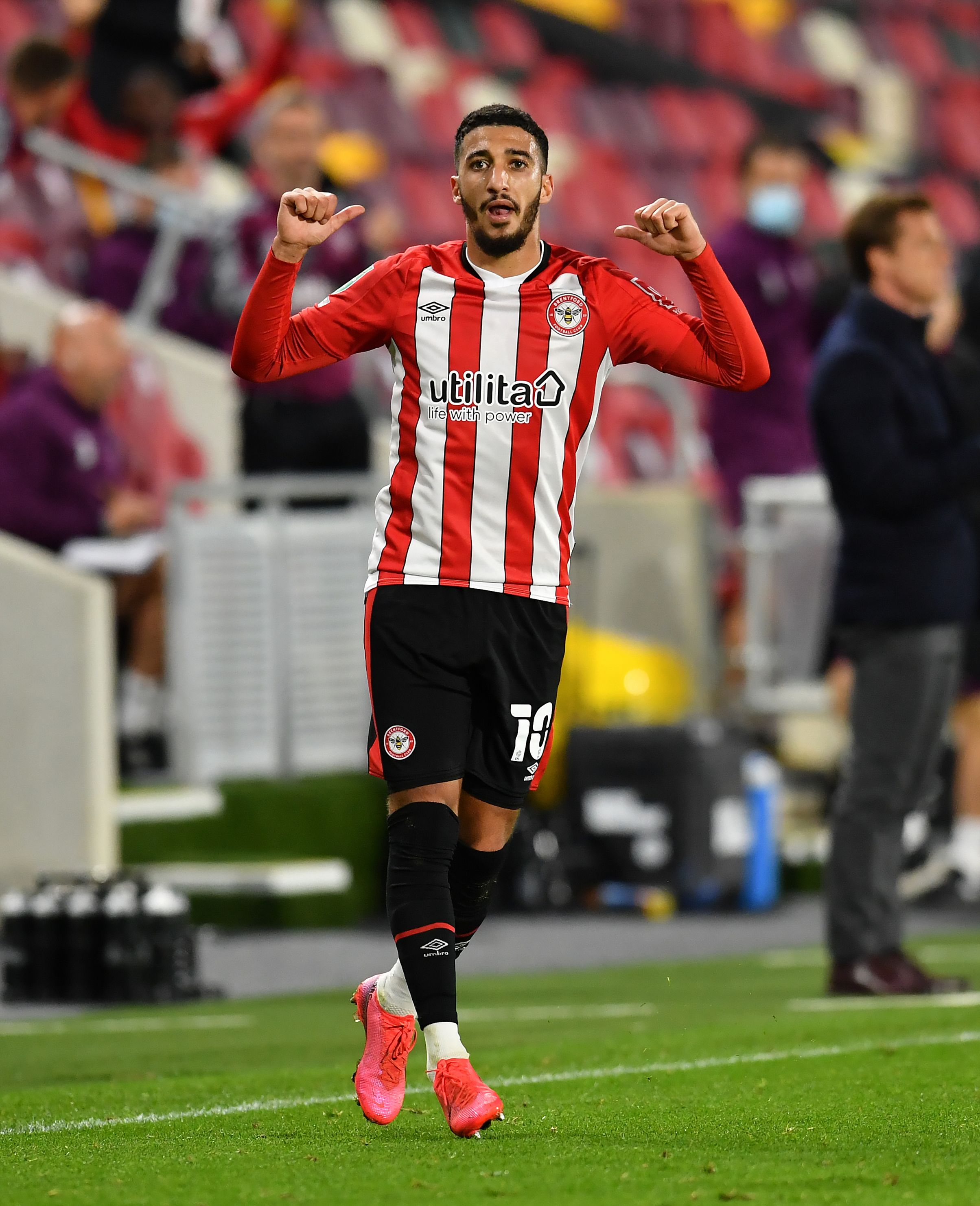 Said Benrahma nets brace as Brentford reach League Cup quarters for ...