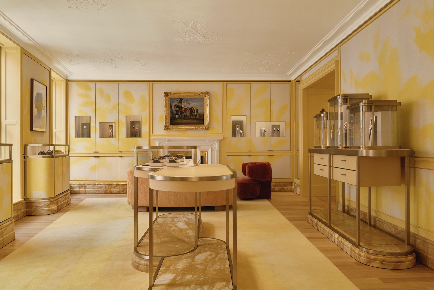 Herm&amp;egrave;s London Maison store interiors