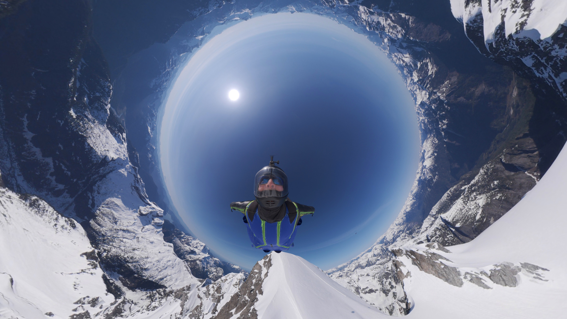 DJI Osmo 360 skydiving