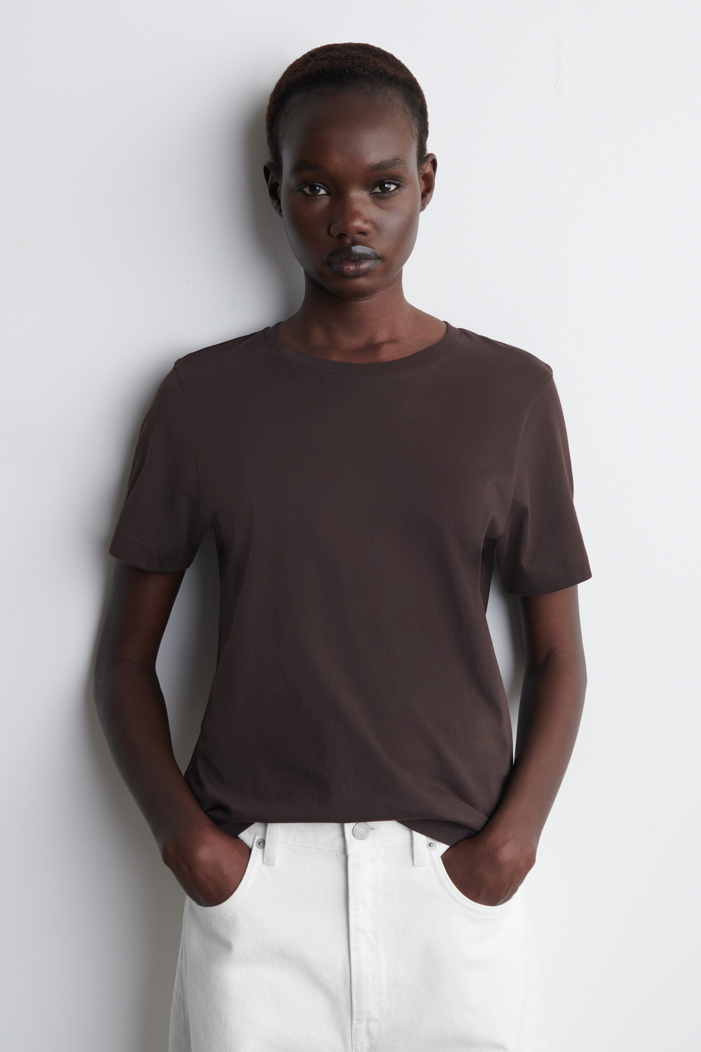 Crew-Neck Cotton T-Shirt