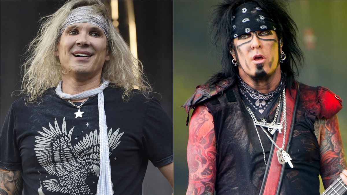 Michael Starr and Nikki Sixx