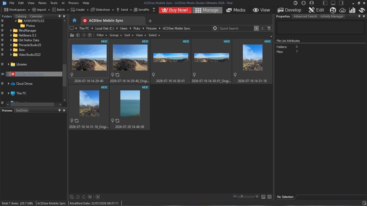 Testing out ACDSee Photo Studio Ultimate 2026 on a Windowss machine