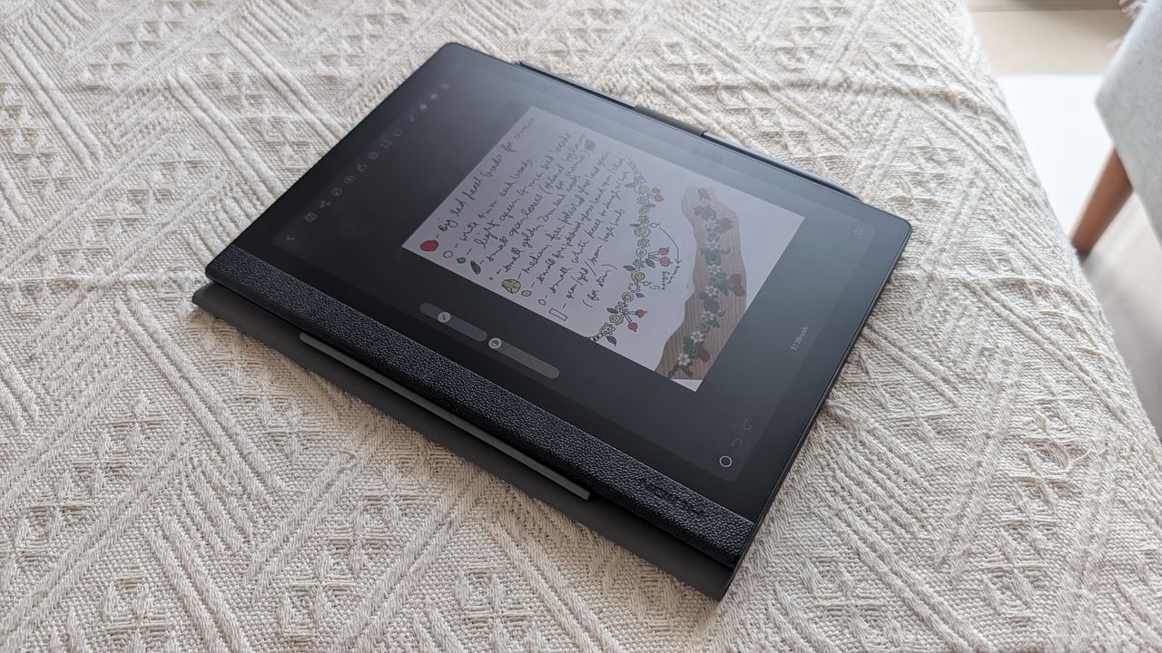 Huion Note E Android tablet with a stylus and paper-like display