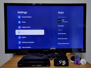 Force Quitting an app on Google TV