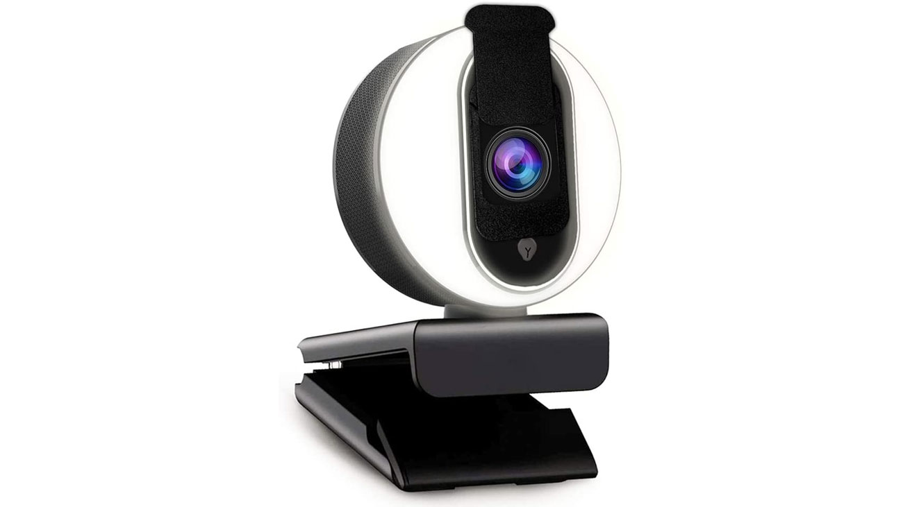 Bästa MacBook-webbkamera: Nexigo 1080P webbkamera med ringljus
