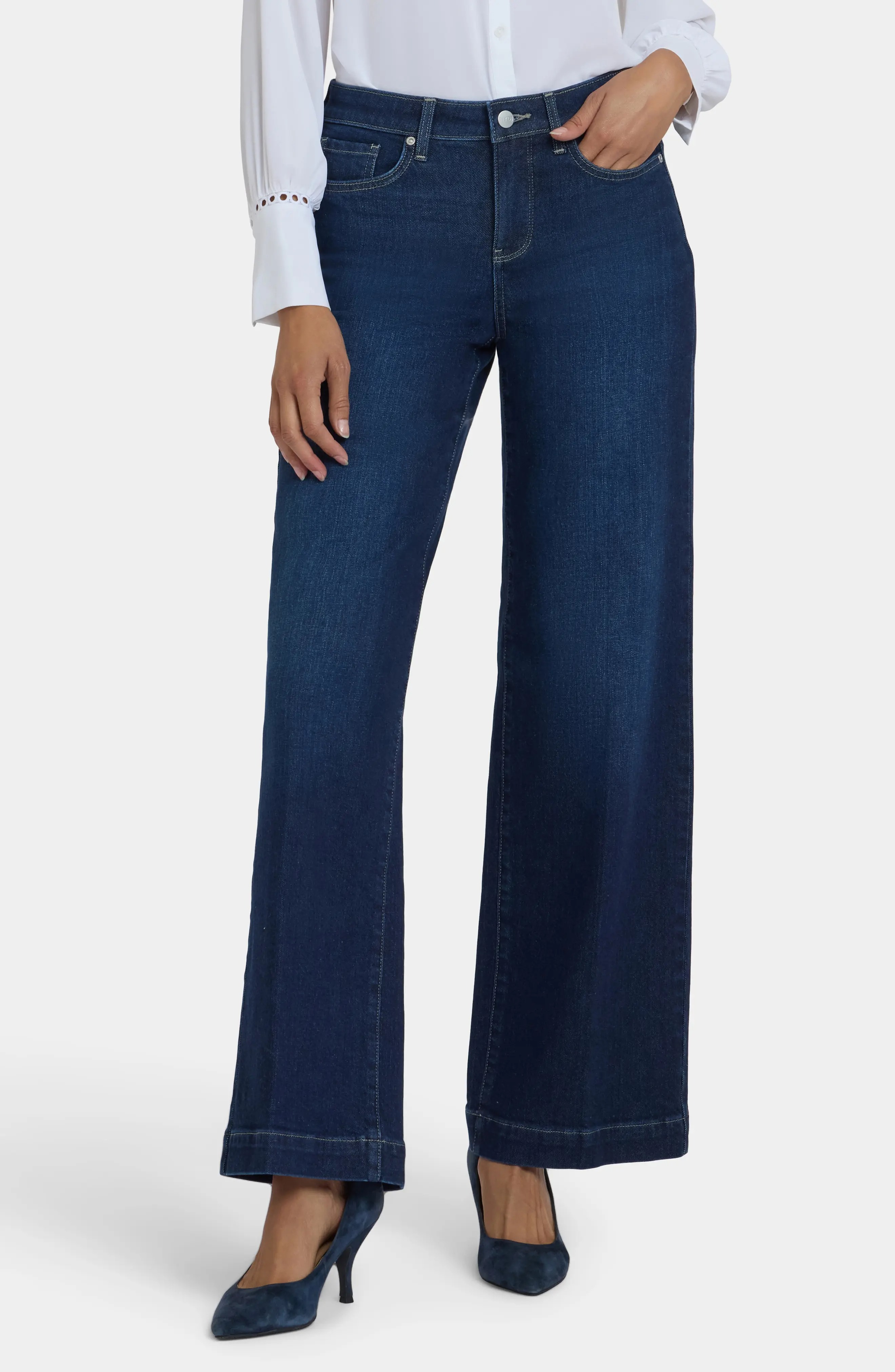 NYDJ, Teresa Wide Leg Jeans