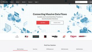 Resilio website screenshot
