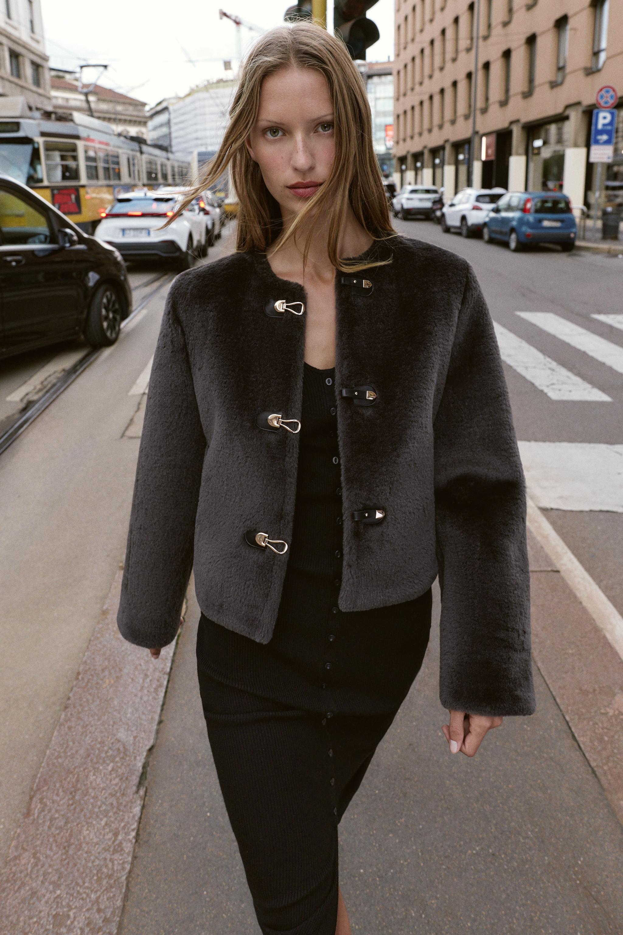 Double-Faced Jacket With Toggles