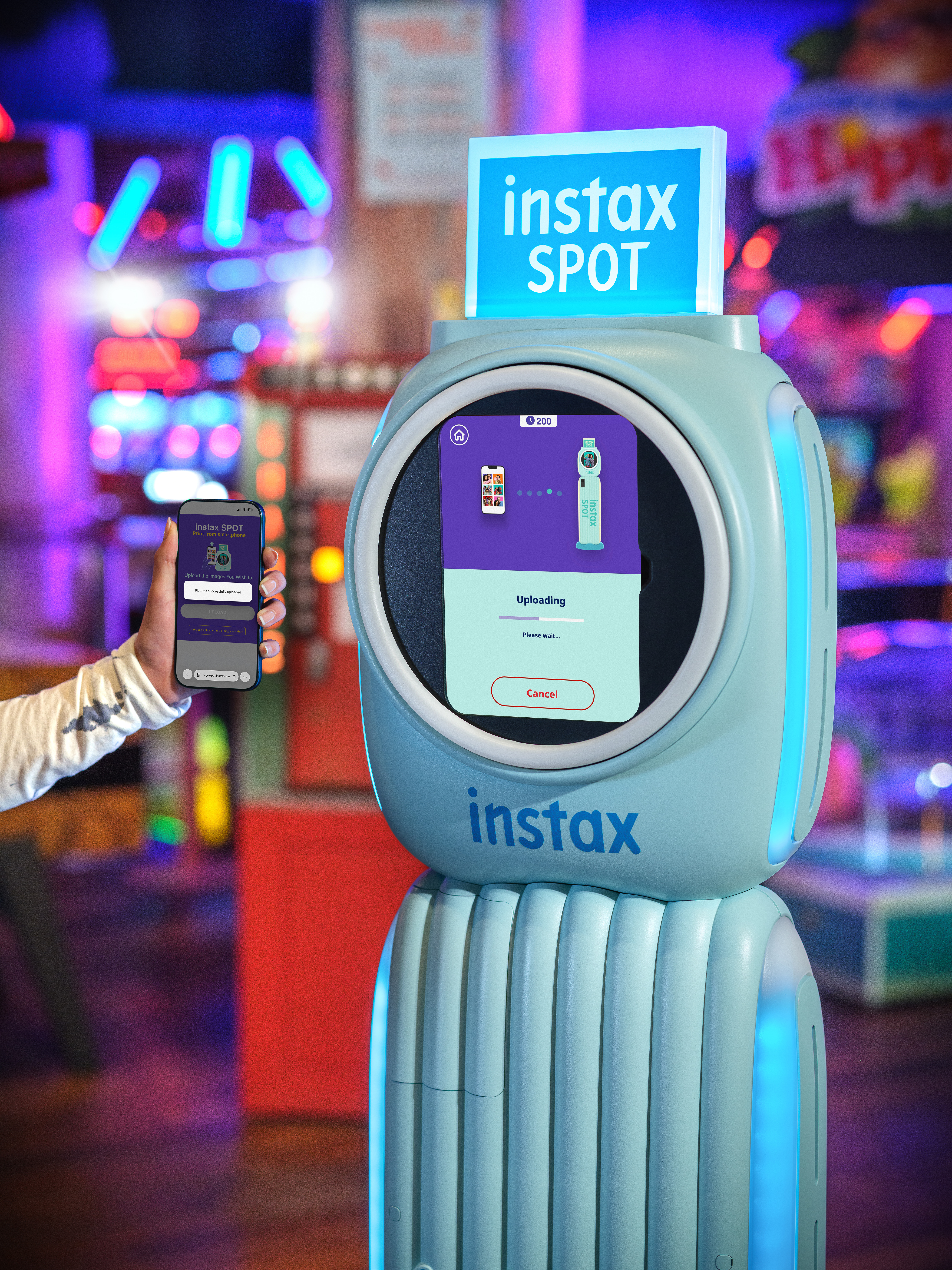 The Fujifilm Instax Spot photo booth