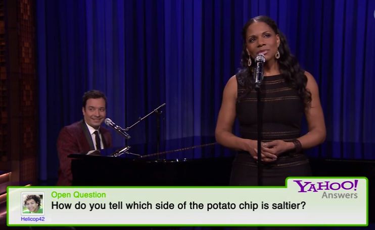 Jimmy Fallon and Audra McDonald find a way to make kooky Yahoo Answers enjoyable