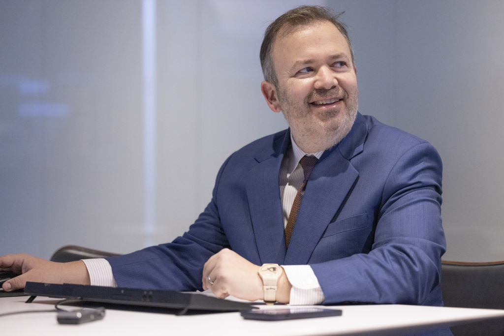 Boaz Weinstein, founder and chief investment officer of Saba Capital Management LP, during an interview in London