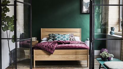 Bedroom with crittall doors