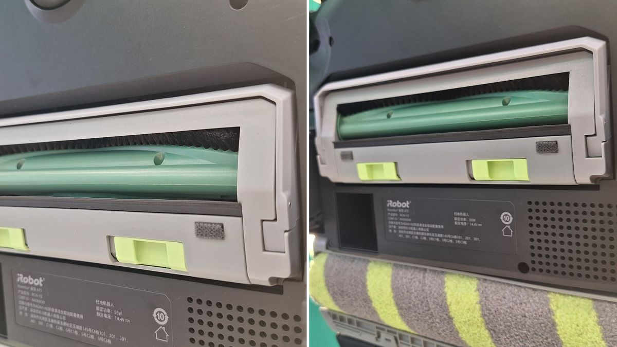Suction seal on Roomba Max 875