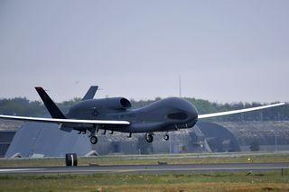 An RQ-4 Global Hawk from Andersen Air Force Base