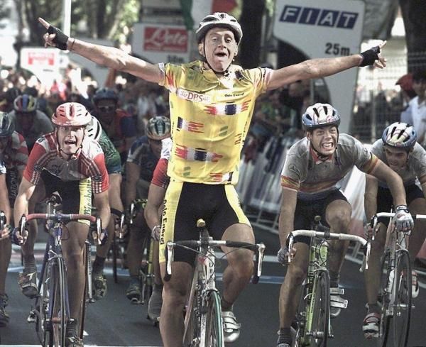 Oscar Freire's first major result was a silver medal in the 1997 U23 road Worlds behind winner Kurt Asle Arvesen (Norway).