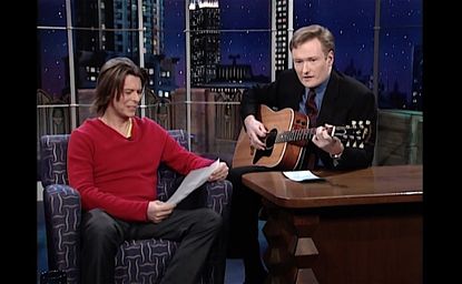 David Bowie was an occasional guest on Conan OBrien talk shows