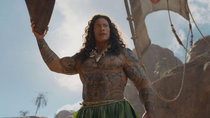 Dwanye Johnson as Maui in the Moana live-action remake