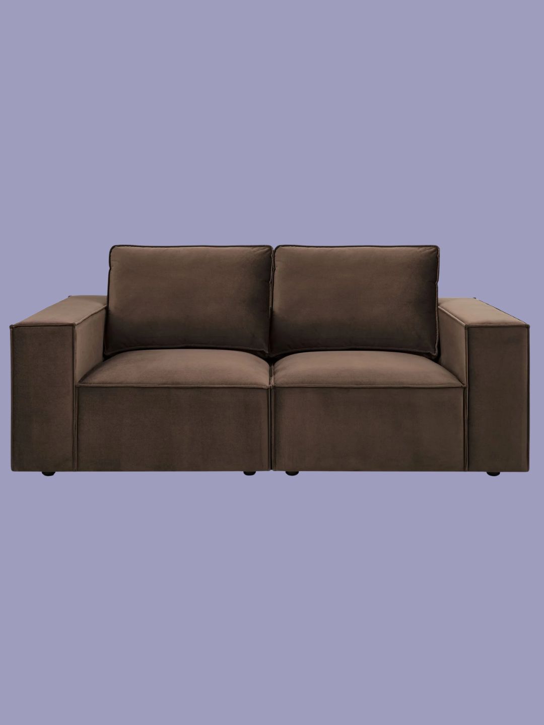 DUSK, Brooklyn 2 Seater Sofa - Cappuccino