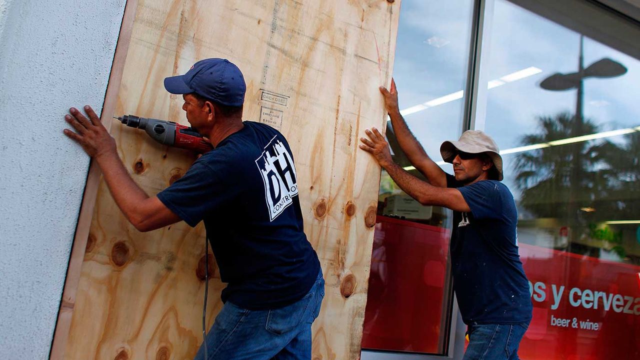 Residents in Puerto Rico prepare for the arrival of Hurricane Maria