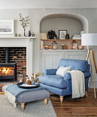 The perfect recipe for a modern country living room