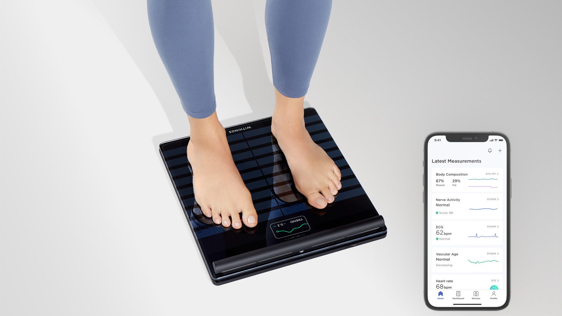 Withings Body Scan Scale Adds A Sensor Bar And Goes Way Beyond Weight ...