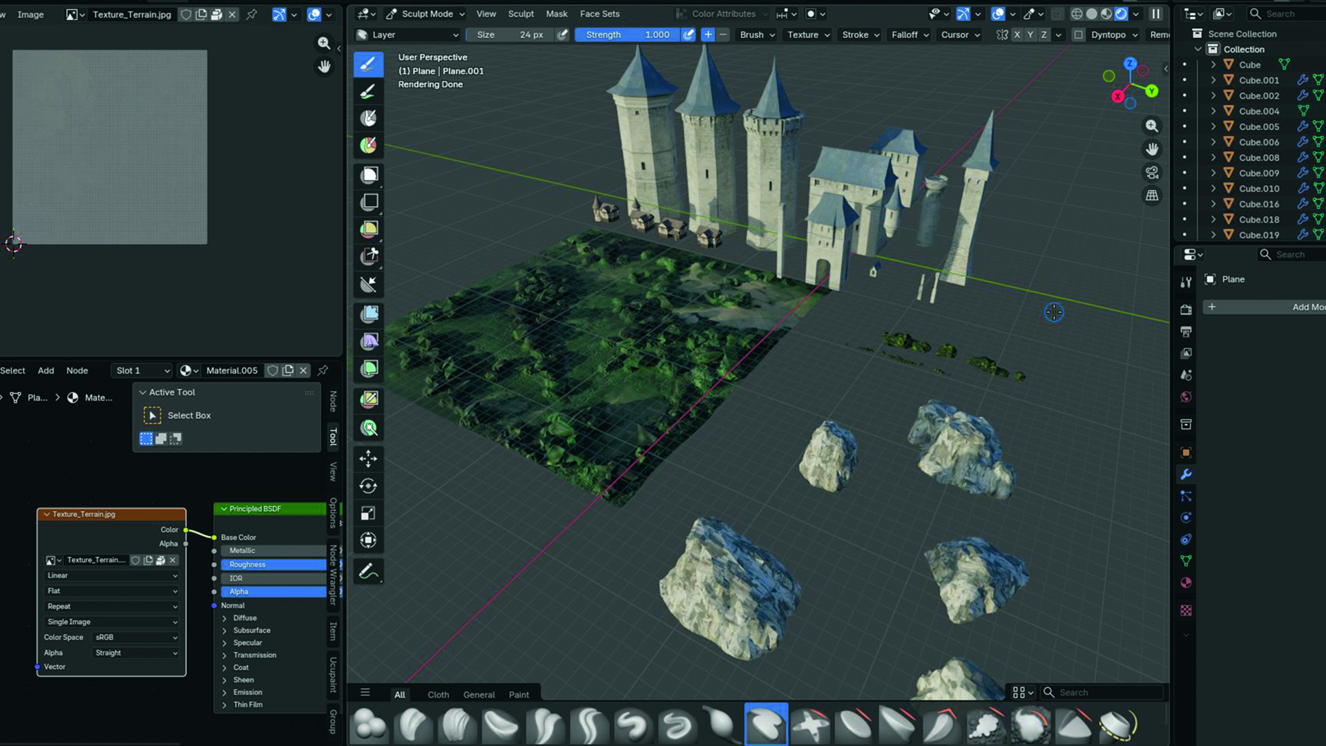 The easy way to make epic fantasy art using Blender and Photoshop