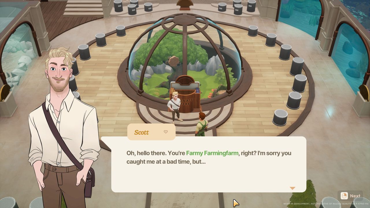 character in farming Life sim